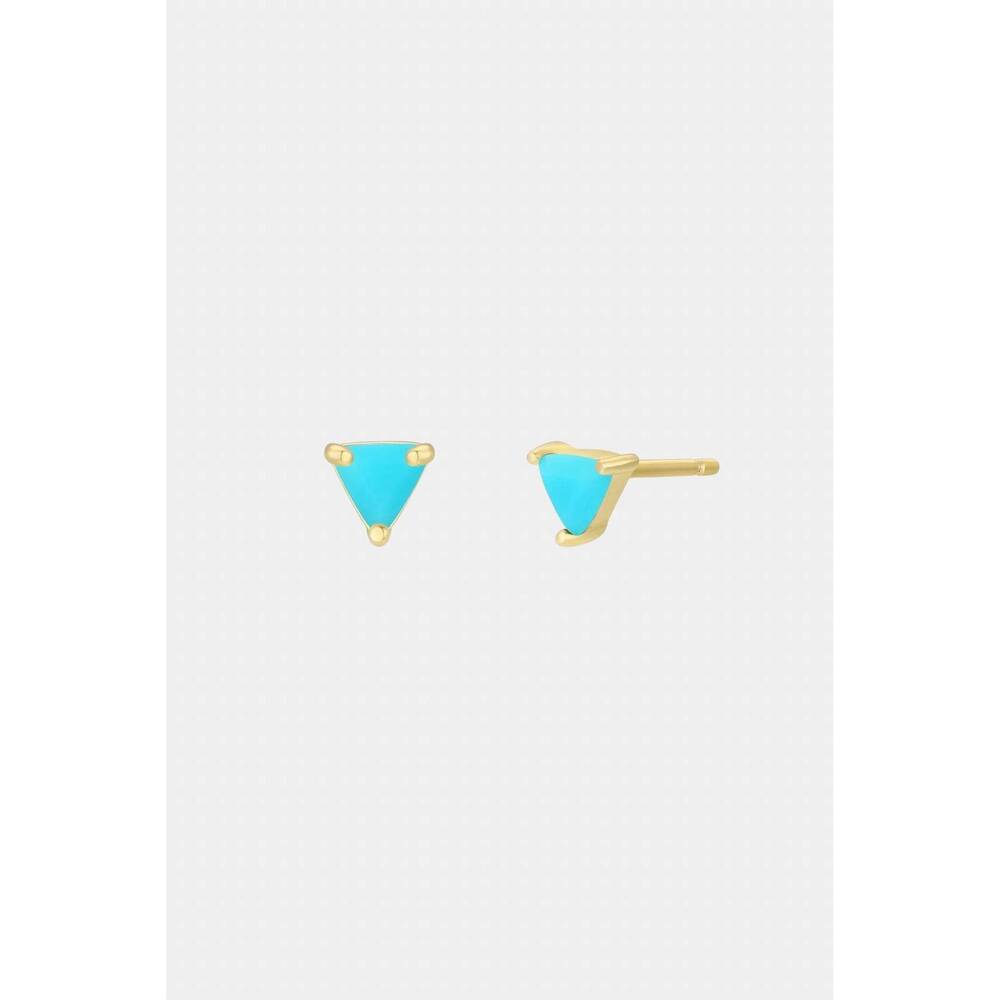 NEW JAXKELLY women's mini gem studs earrings in turquoise